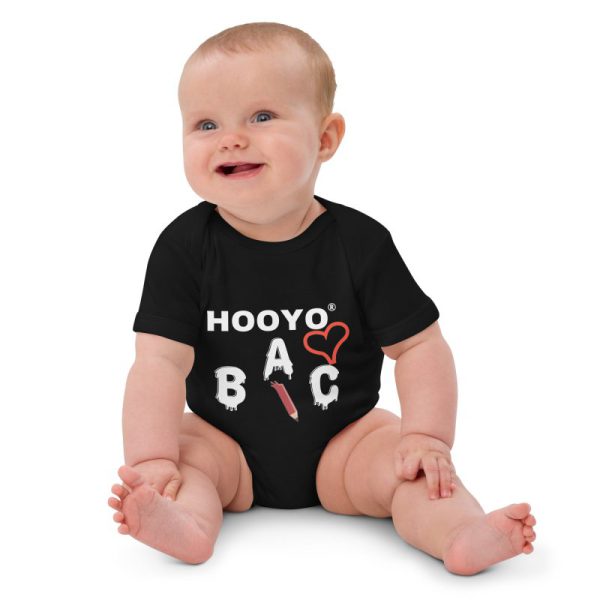 Organic Hooyo cotton baby bodysuit - Image 3