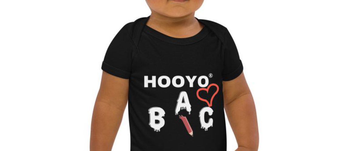 Organic Hooyo cotton baby bodysuit