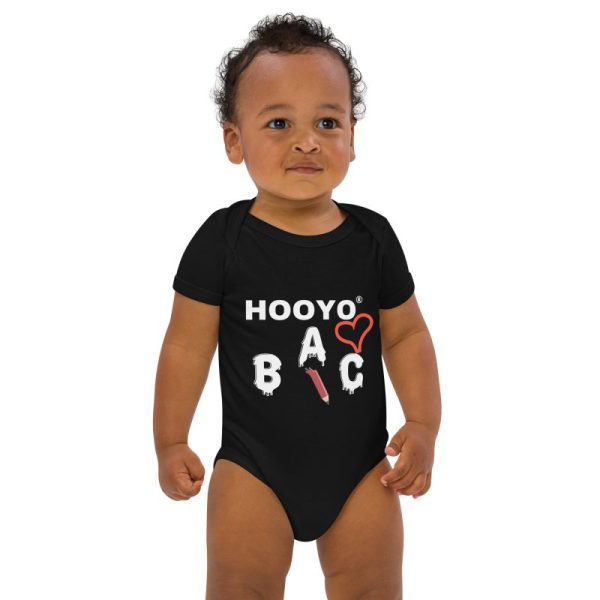 Organic Hooyo cotton baby bodysuit