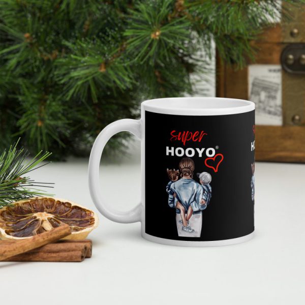 Mum And Daughter White Glossy Mug - Image 7