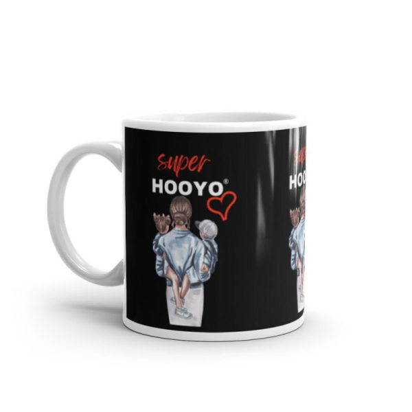 Mum And Daughter White Glossy Mug - Image 2