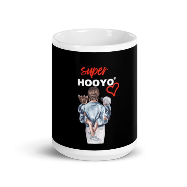 Mum And Daughter White Glossy Mug - Image 3